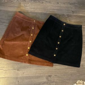 Tobi corduroy mini skirts